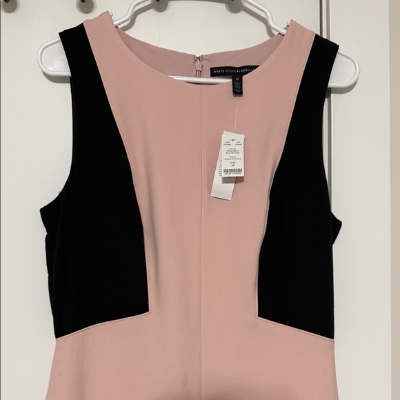 White House Black Market Blush and Black Dress - Picture 4 of 8